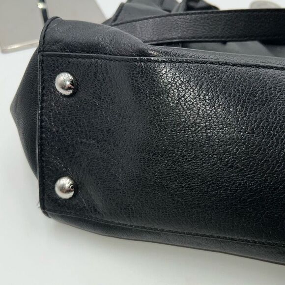 Michael Kors Hamilton Black Leather Bag - Picture 13 of 14